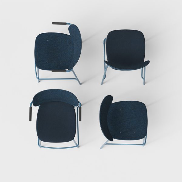 De Vorm Hale PET Felt Counter Stool matala baarituoli - Image 19