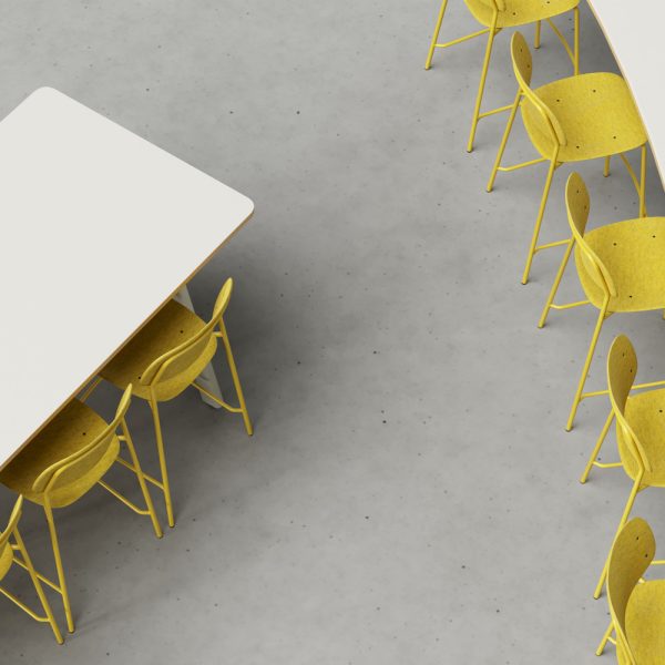 De Vorm Hale PET Felt Counter Stool matala baarituoli - Image 21