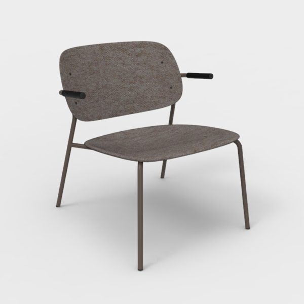 De Vorm Hale PET Felt Lounge Chair Armrests nojatuoli - Image 3