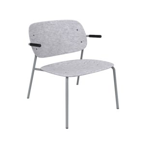 De Vorm Hale PET Felt Lounge Chair Armrests nojatuoli