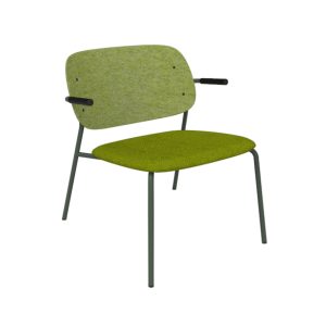 De Vorm Hale PET Felt Lounge Chair Armrests istuinverhoiltu nojatuoli