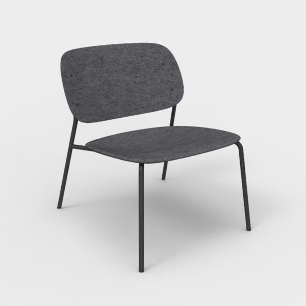 De Vorm Hale PET Felt Lounge Chair nojatuoli - Image 9
