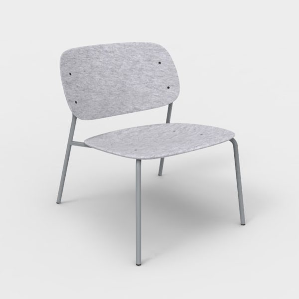 De Vorm Hale PET Felt Lounge Chair nojatuoli - Image 11