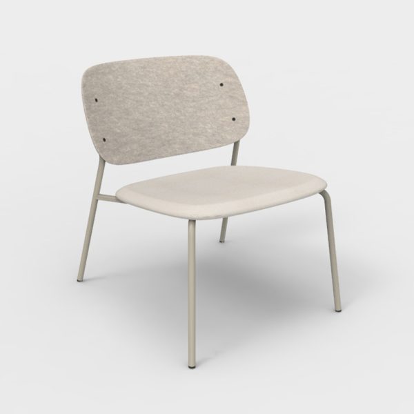De Vorm Hale PET Felt Lounge Chair istuinverhoiltu nojatuoli - Image 2