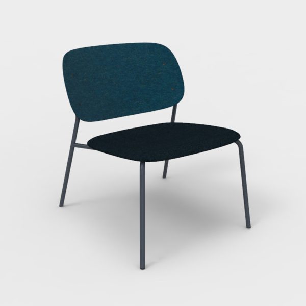 De Vorm Hale PET Felt Lounge Chair istuinverhoiltu nojatuoli - Image 8