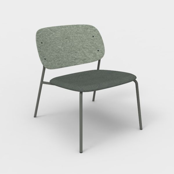 De Vorm Hale PET Felt Lounge Chair istuinverhoiltu nojatuoli - Image 9
