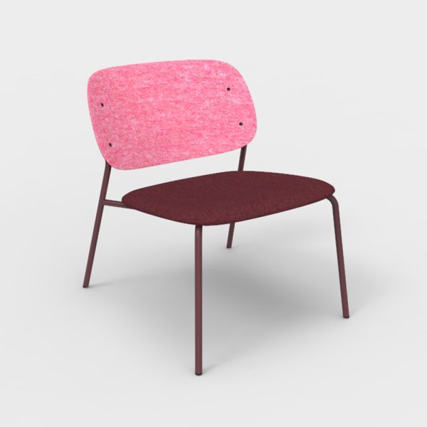 De Vorm Hale PET Felt Lounge Chair istuinverhoiltu nojatuoli - Image 10