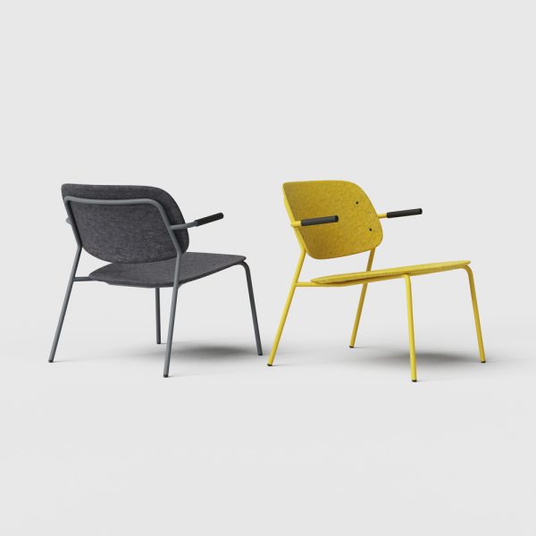 De Vorm Hale PET Felt Lounge Chair Armrests nojatuoli - Image 15