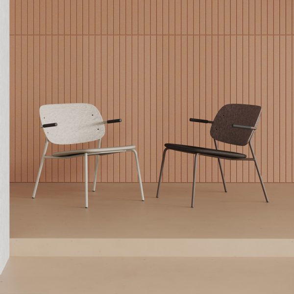 De Vorm Hale PET Felt Lounge Chair Armrests nojatuoli - Image 18