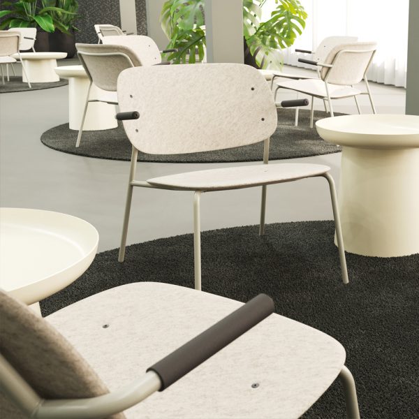 De Vorm Hale PET Felt Lounge Chair Armrests nojatuoli - Image 23