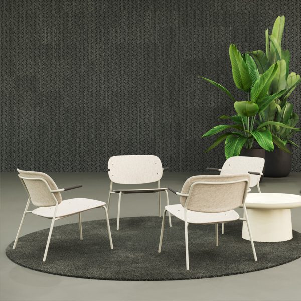 De Vorm Hale PET Felt Lounge Chair Armrests nojatuoli - Image 24
