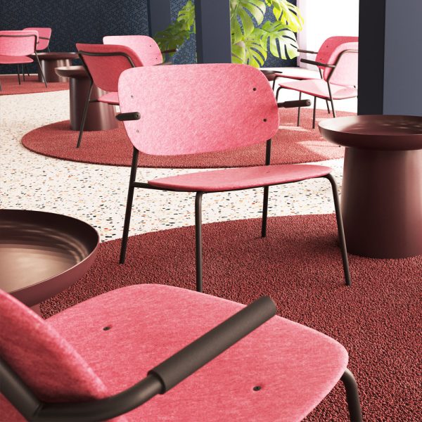De Vorm Hale PET Felt Lounge Chair Armrests nojatuoli - Image 20