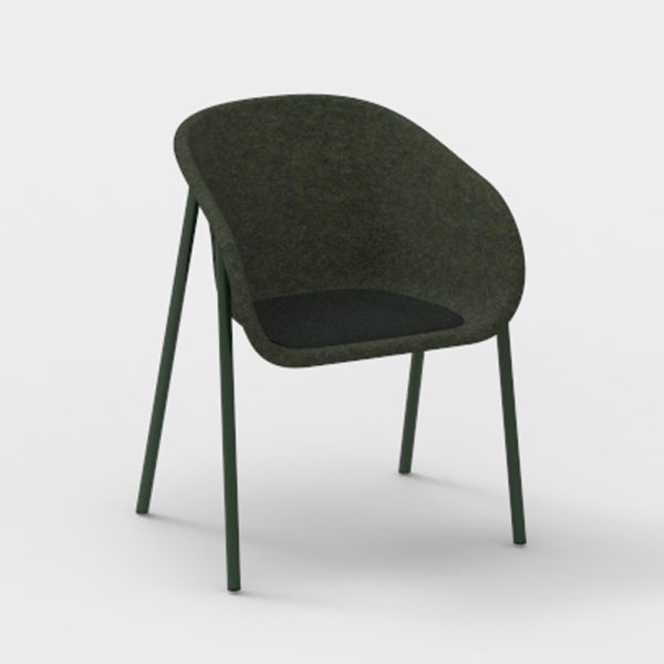 De Vorm LJ 1 PET Felt Armchair istuinverhoiltu tuoli - Image 4