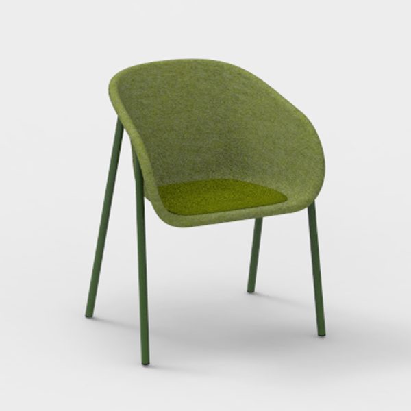 De Vorm LJ 1 PET Felt Armchair istuinverhoiltu tuoli - Image 6