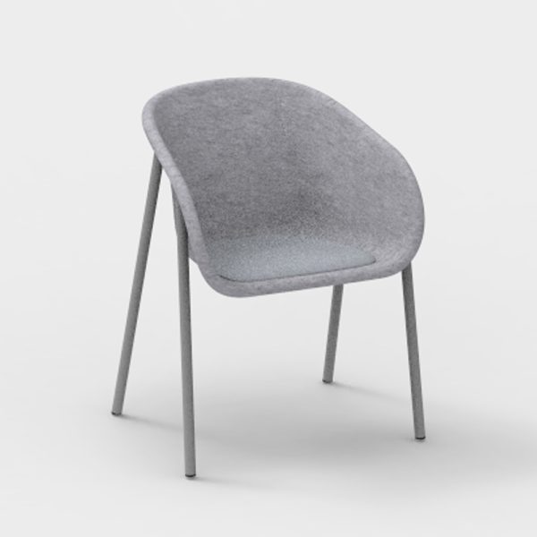 De Vorm LJ 1 PET Felt Armchair istuinverhoiltu tuoli - Image 7