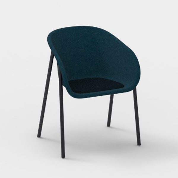 De Vorm LJ 1 PET Felt Armchair istuinverhoiltu tuoli - Image 8