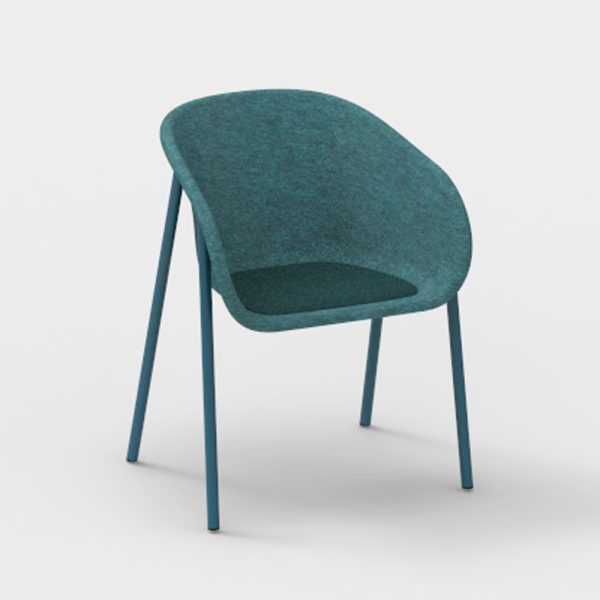 De Vorm LJ 1 PET Felt Armchair istuinverhoiltu tuoli - Image 11