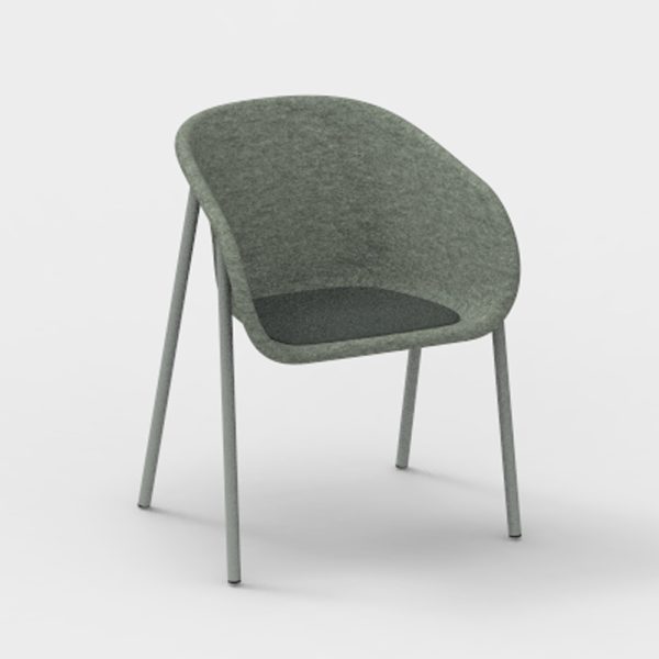 De Vorm LJ 1 PET Felt Armchair istuinverhoiltu tuoli - Image 9