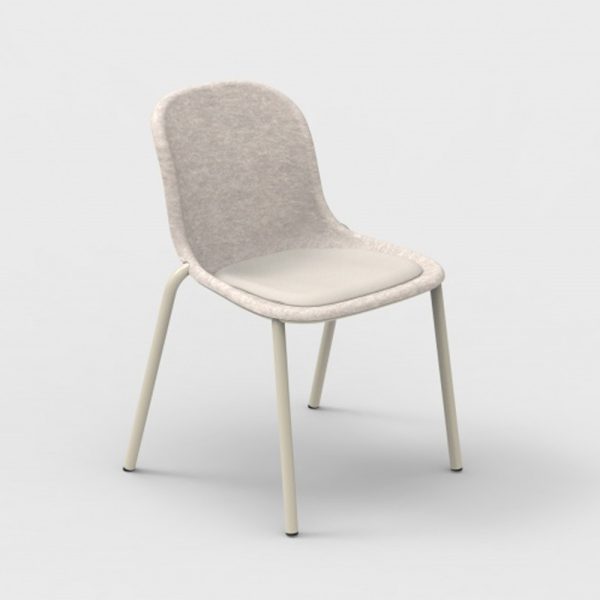 De Vorm LJ 2 PET Felt Stack Chair istuinverhoiltu tuoli - Image 2