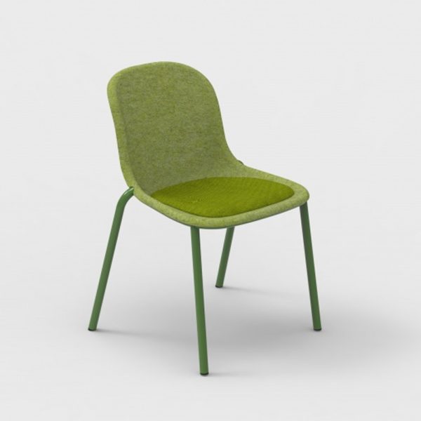 De Vorm LJ 2 PET Felt Stack Chair istuinverhoiltu tuoli - Image 6