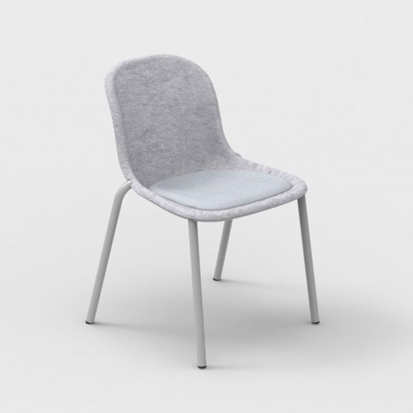 De Vorm LJ 2 PET Felt Stack Chair istuinverhoiltu tuoli - Image 7