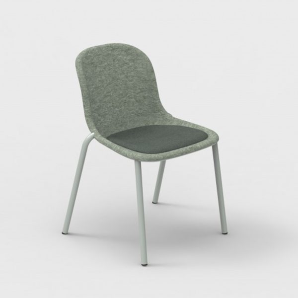 De Vorm LJ 2 PET Felt Stack Chair istuinverhoiltu tuoli - Image 9