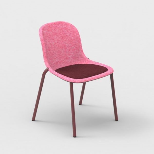 De Vorm LJ 2 PET Felt Stack Chair istuinverhoiltu tuoli - Image 10