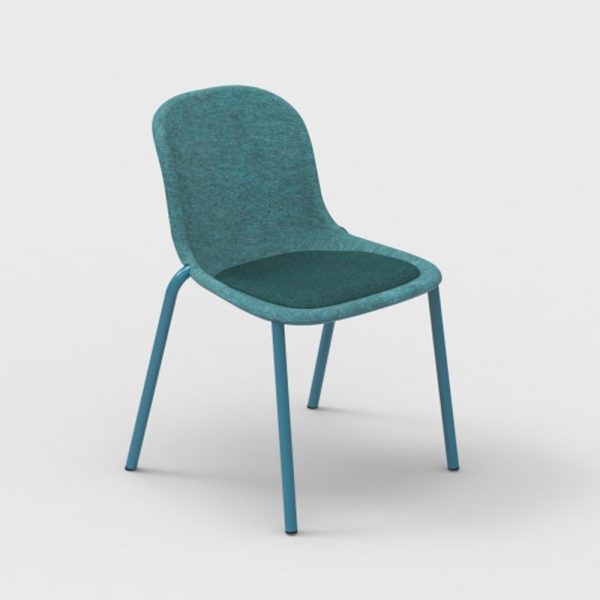 De Vorm LJ 2 PET Felt Stack Chair istuinverhoiltu tuoli - Image 11
