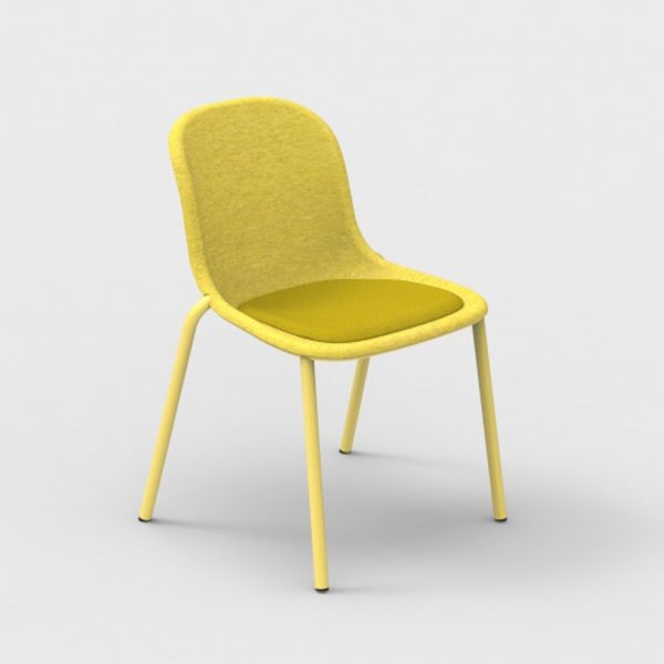 De Vorm LJ 2 PET Felt Stack Chair istuinverhoiltu tuoli - Image 12