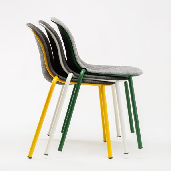 De Vorm LJ 2 PET Felt Stack Chair tuoli - Image 20