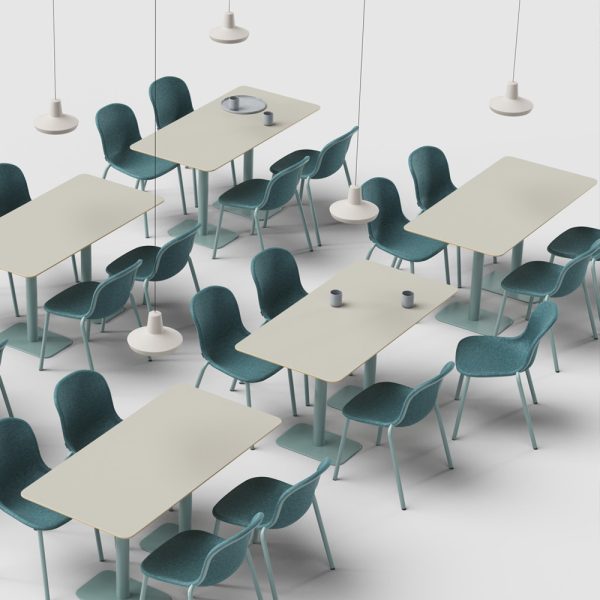 De Vorm LJ 2 PET Felt Stack Chair tuoli - Image 24