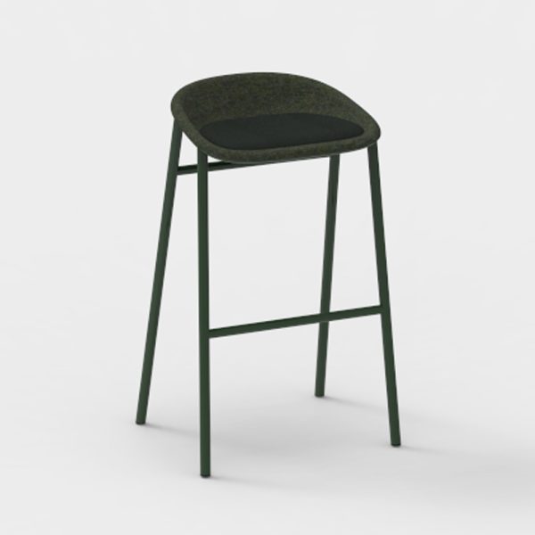 De Vorm LJ 3 PET Felt Bar Stool istuinverhoiltu korkea baarijakkara - Image 4