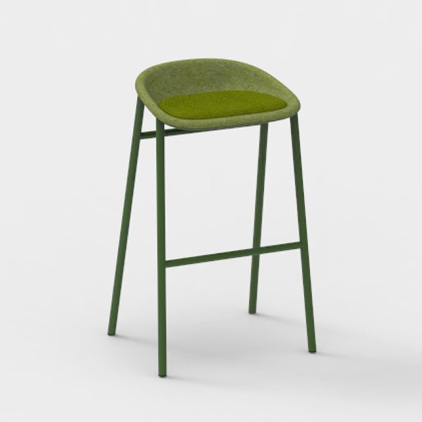 De Vorm LJ 3 PET Felt Bar Stool istuinverhoiltu korkea baarijakkara - Image 6
