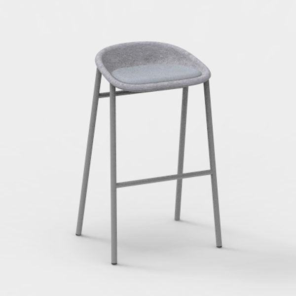 De Vorm LJ 3 PET Felt Bar Stool istuinverhoiltu korkea baarijakkara - Image 7