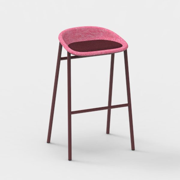De Vorm LJ 3 PET Felt Bar Stool istuinverhoiltu korkea baarijakkara - Image 10