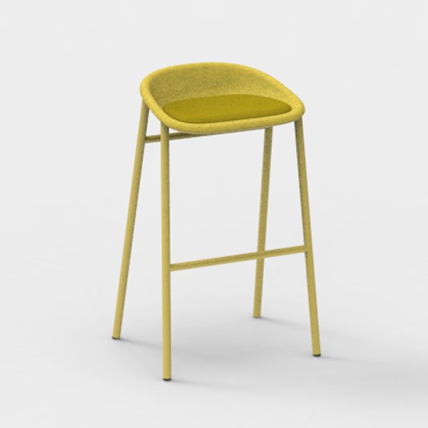 De Vorm LJ 3 PET Felt Bar Stool istuinverhoiltu korkea baarijakkara - Image 12