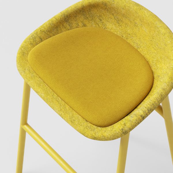De Vorm LJ 3 PET Felt Bar Stool istuinverhoiltu korkea baarijakkara - Image 13
