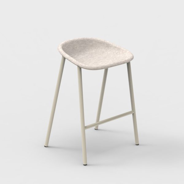 De Vorm LJ 4 PET Felt Counter Stool matala baarijakkara - Image 2