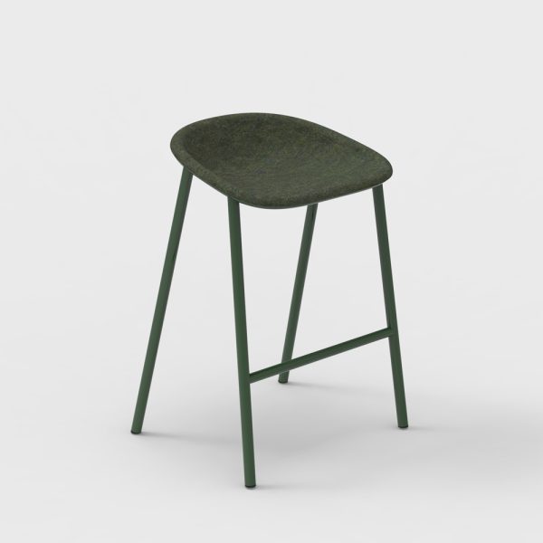 De Vorm LJ 4 PET Felt Counter Stool matala baarijakkara - Image 4