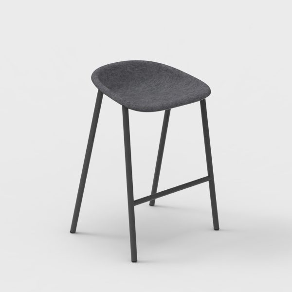 De Vorm LJ 4 PET Felt Counter Stool matala baarijakkara - Image 5