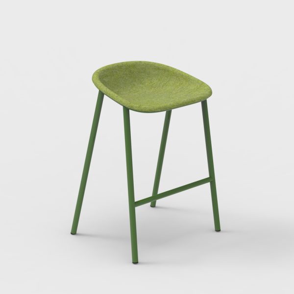 De Vorm LJ 4 PET Felt Counter Stool matala baarijakkara - Image 6