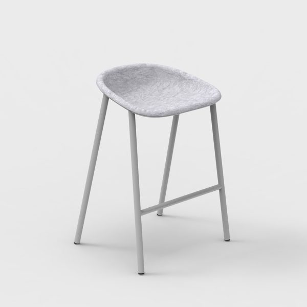 De Vorm LJ 4 PET Felt Counter Stool matala baarijakkara - Image 7