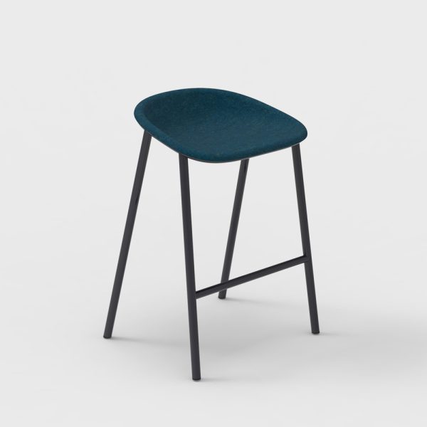 De Vorm LJ 4 PET Felt Counter Stool matala baarijakkara - Image 8