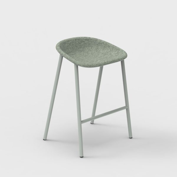 De Vorm LJ 4 PET Felt Counter Stool matala baarijakkara - Image 9