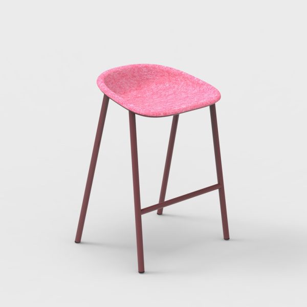 De Vorm LJ 4 PET Felt Counter Stool matala baarijakkara - Image 10