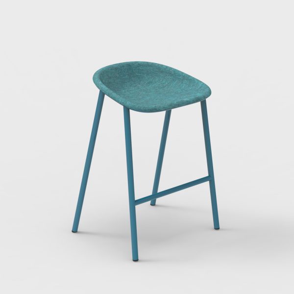 De Vorm LJ 4 PET Felt Counter Stool matala baarijakkara - Image 11