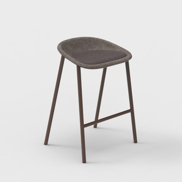 De Vorm LJ 4 PET Felt Counter Stool istuinverhoiltu matala baarijakkara - Image 3