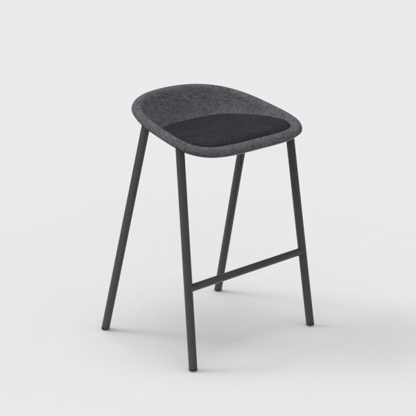 De Vorm LJ 4 PET Felt Counter Stool istuinverhoiltu matala baarijakkara - Image 5