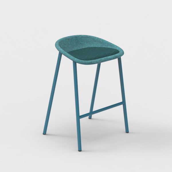 De Vorm LJ 4 PET Felt Counter Stool istuinverhoiltu matala baarijakkara - Image 11
