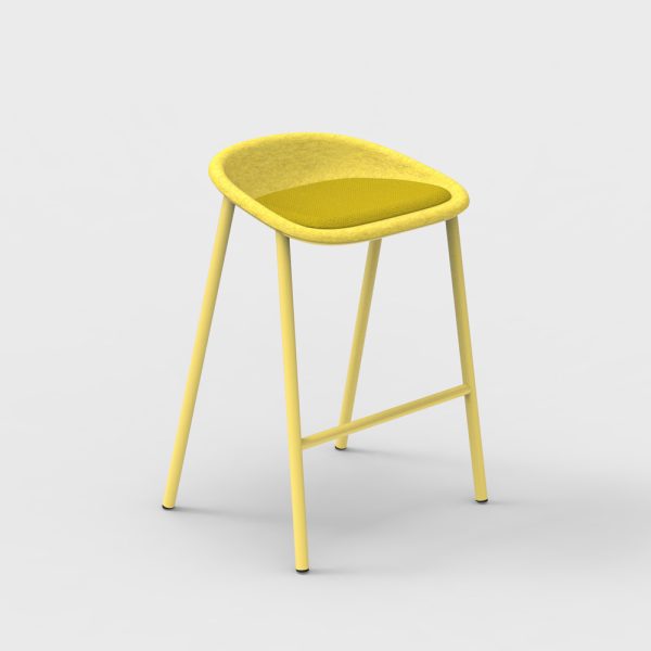 De Vorm LJ 4 PET Felt Counter Stool istuinverhoiltu matala baarijakkara - Image 12